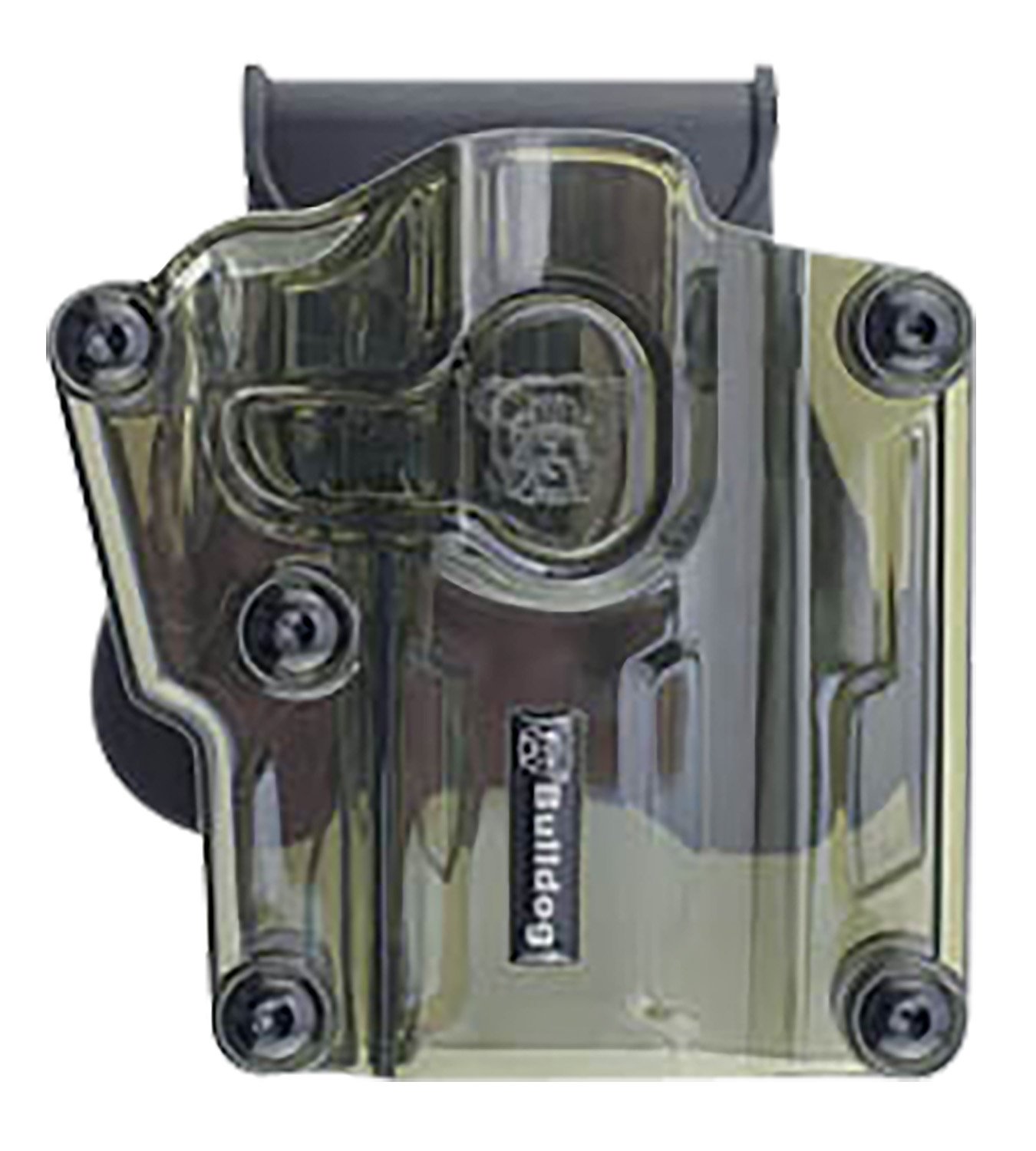 Bulldog MX-004 Multi-Fit Polymer Holster Green Paddle OWB RH - Bulldog - TRANSPARENT GREEN