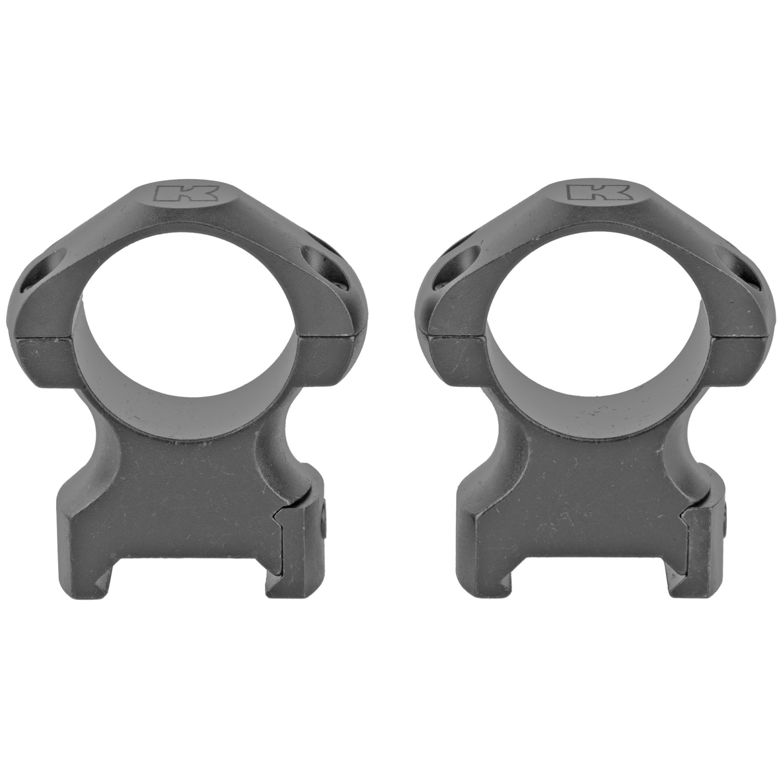 Konus 7400 Steel Rings Matte Black 1" High Picatinny/Weaver Mount