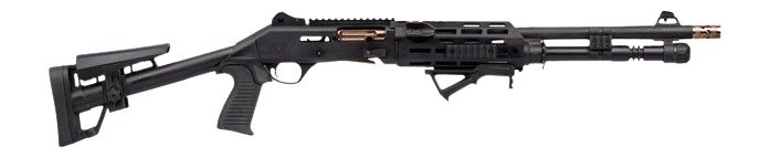PANZER ARMS M4 PRO AI TACTICAL 12G 18.5" BBL, BLACK/BRONZE DETAILS - PANZER_ARMS - 12 Gauge