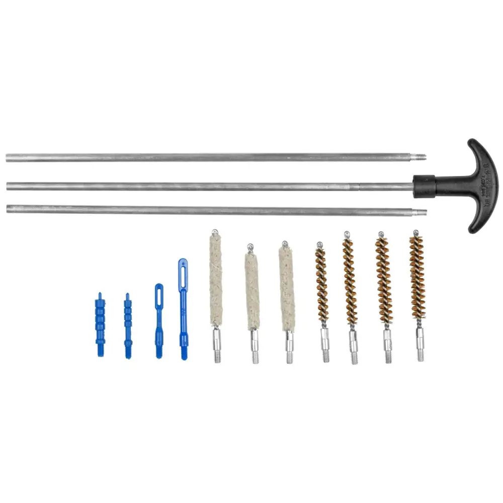 DAC Gunmaster Universal Pistol Cleaning Kit 14 Piece Reusable Clamshell - DAC