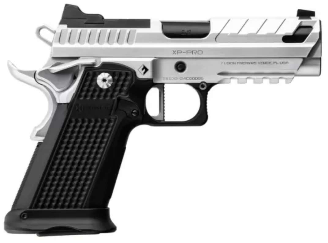 Fusion XP-9-C 9mm 17Rd Chrome Optics Ready Pistol - Fusion Firearms - 9mm Luger (9x19 Parabellum)
