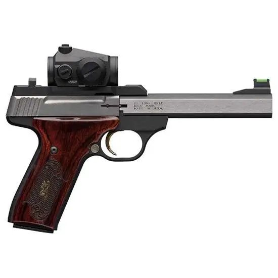 Browning Buck Mark Medallion .22 LR Pistol Rosewood Grips Vortex Crossfire Red Dot Sight