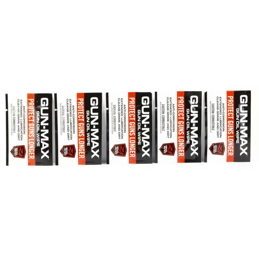 Real Avid AVGMW25 Gun-Max Oil Wipes 25ct Corrosion Protection