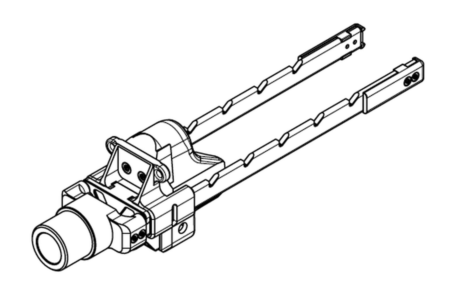 B&T 200601 Telescopic Brace Black 5-Position for HK SP5