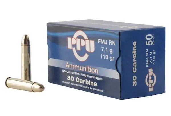 Prvi Partisan PP30F .30 Carbine 110gr FMJ RN 50/Box