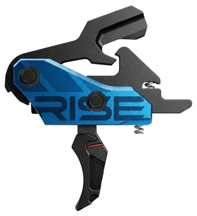 RISE T24DEFCBB Blitz Defense G2 AR Trigger 4.5lb Curved Black - Rise Armament