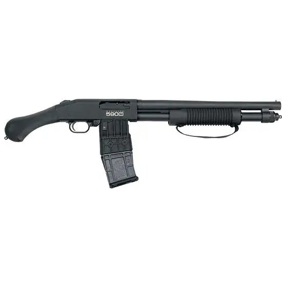 Mossberg 590M Shockwave 12 Gauge Pump 15 in Matte Blue 10+1 Action