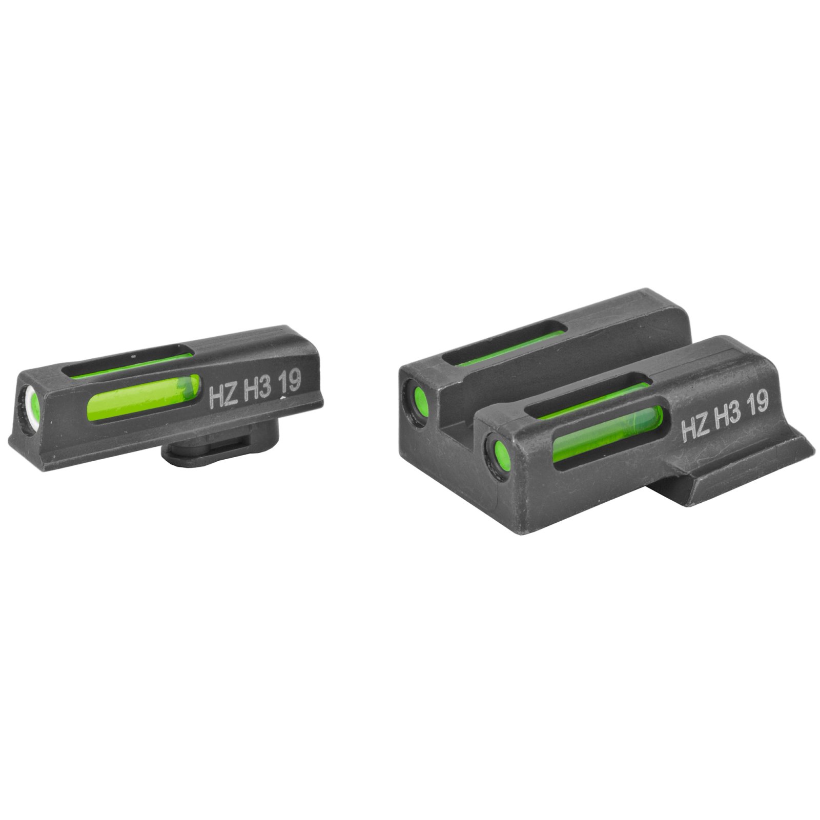 HiViz EZN321 LiteWave H3 Sight Set for S&W EZ380 Green Tritium/White