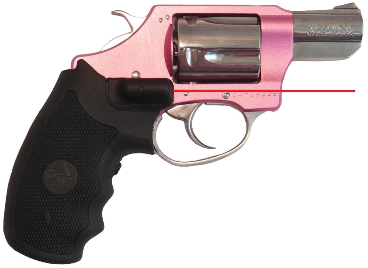 Charter Arms Chic Lady .38 Spl Revolver, Pink & High-Polished, 2" Barrel, 5-Shot, 12oz, Crimson Trace Laser Grip, 53832