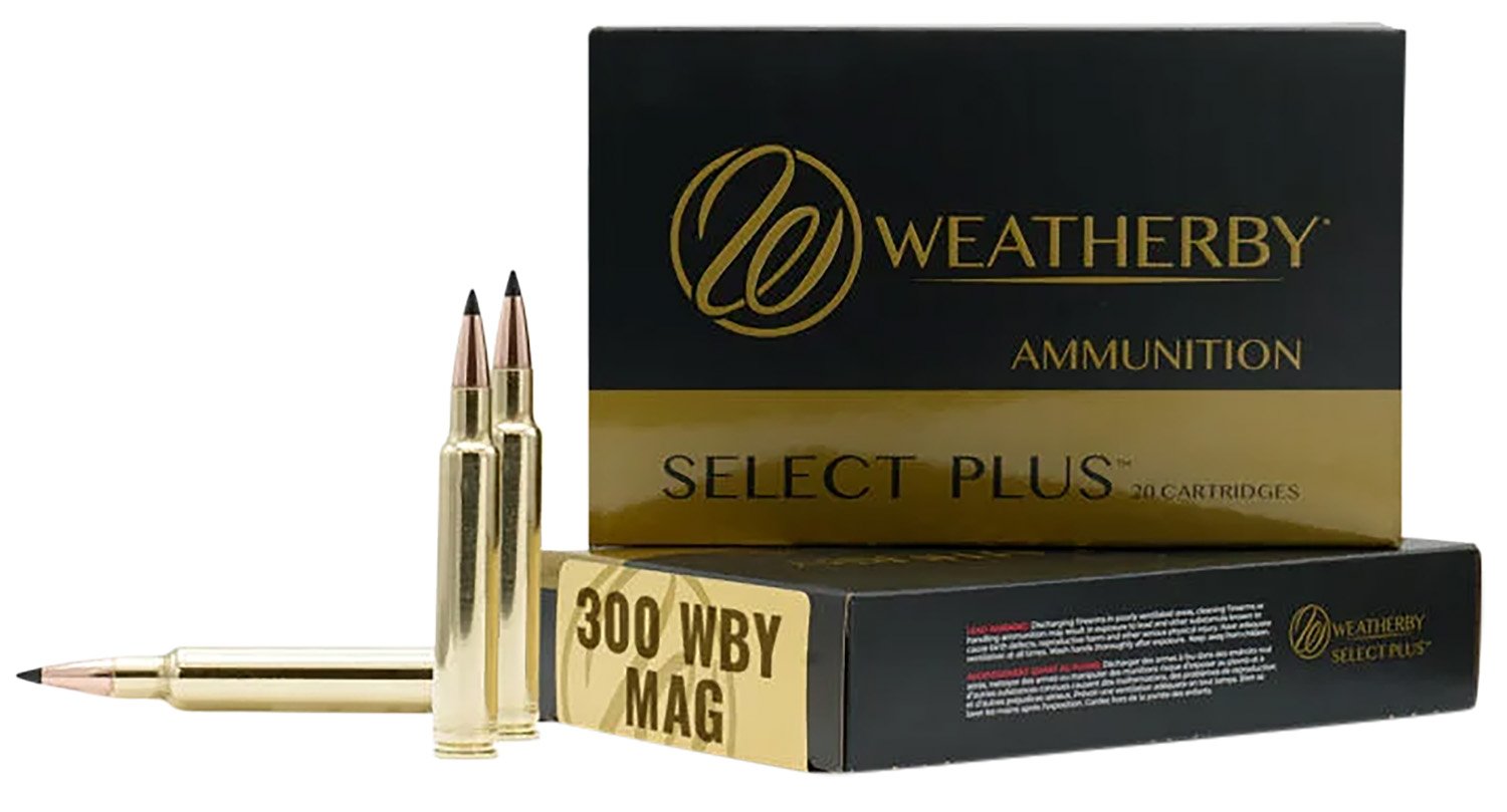 Weatherby H300200ELDX Select Plus 300 Weatherby Magnum 200 gr 20 Rounds - Weatherby - HORNADY ELD-X