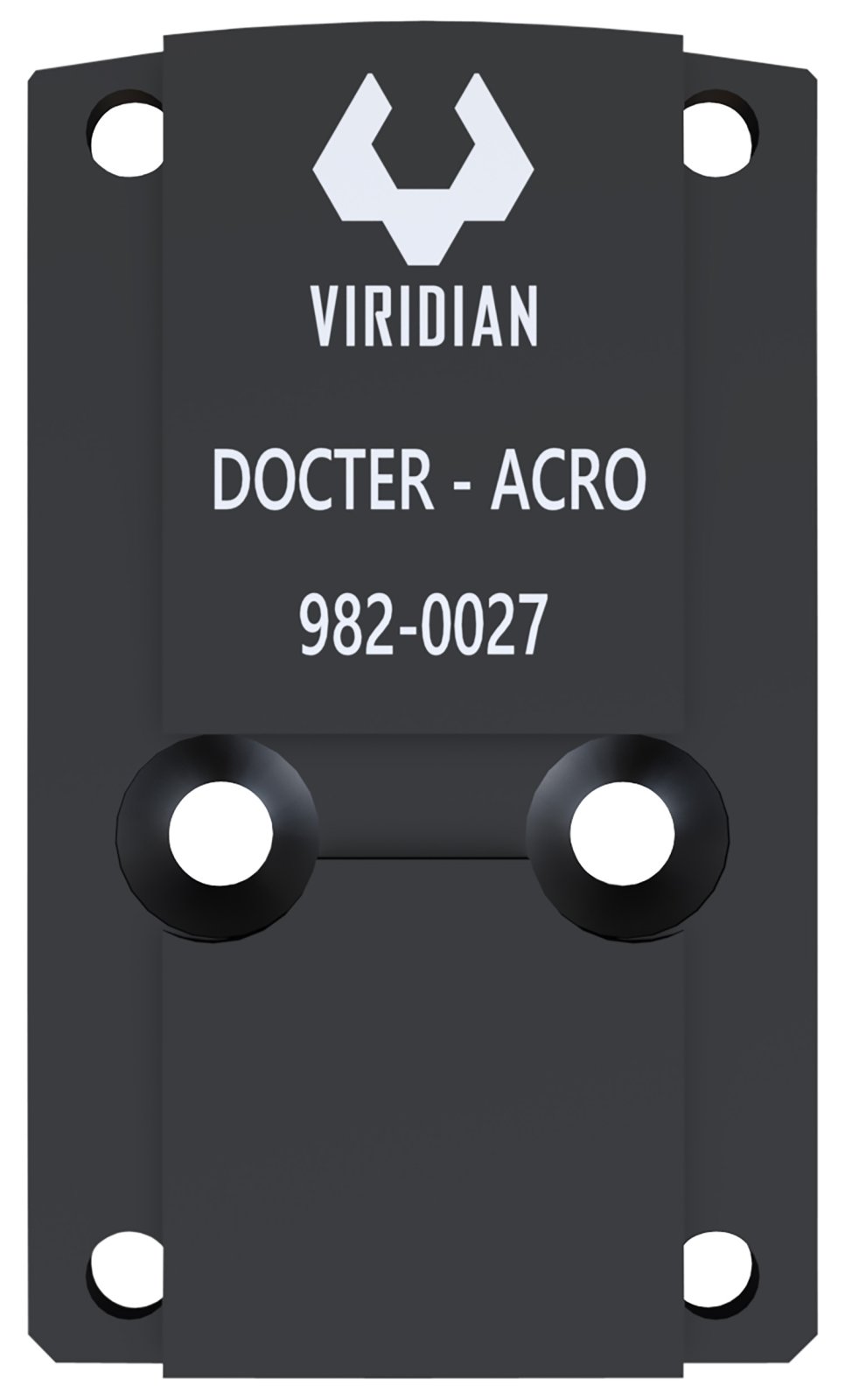 Viridian 9820027 RFX45 Docter Mounting Adapter Black Anodized Aluminum