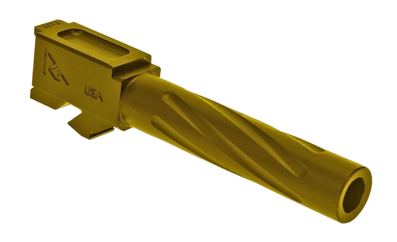 Rival Arms RA20G101E 9mm Barrel Gold PVD 4.49" for Glock 17 Gen3-4 - Rival Arms - 4.49"