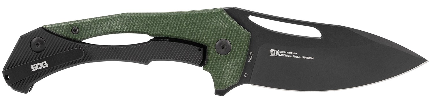 S.O.G SOG14240257 Bulwark 3.50" Drop Point D2 Steel Folding Knife