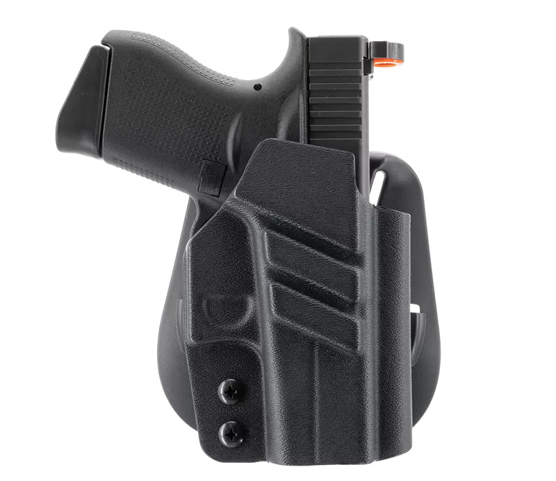 1791 Gunleather TACPDHOWBGLOCK43BLKR Kydex OWB Holster Glock 43/43X RH - 1791 Gunleather