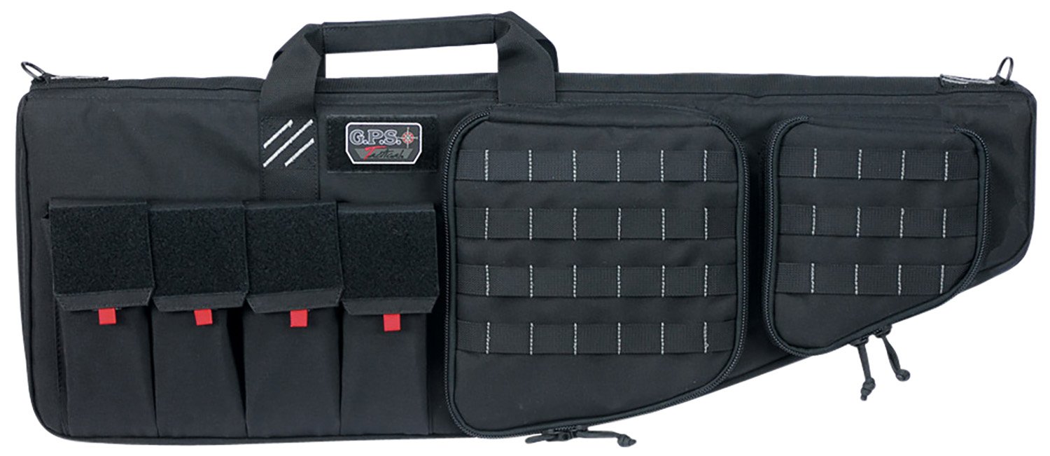 G Outdoors T32ARB Tactical AR Case 32" Black 1000D Nylon Lockable Zippers - GPS - BLACK