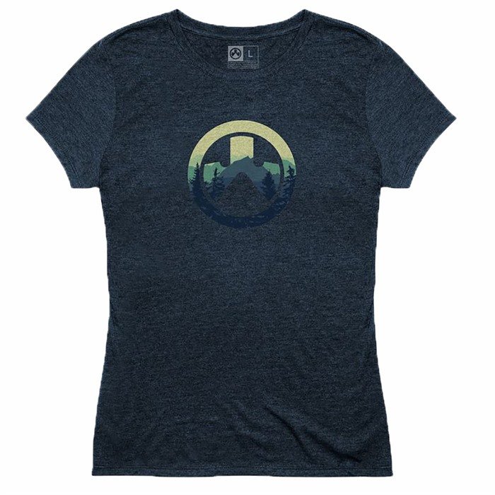 Magpul MAG1193-411-L Women's Cascade T-Shirt Navy Heather Large - Magpul Industries