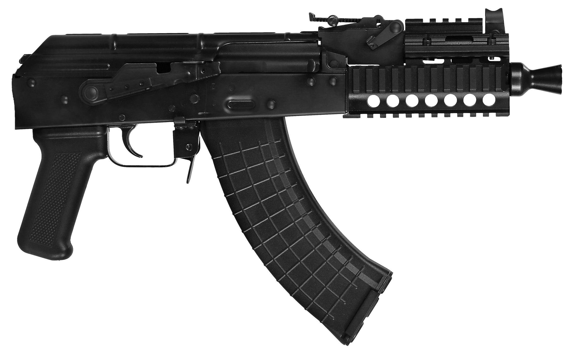 Pioneer AK0031-K-CORE Hellpup 7.62X39 30+1 Black Pistol