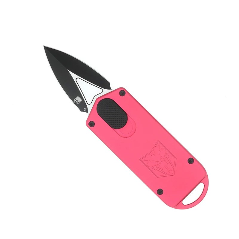 CobraTec CTASPRD ASP Red 1.94" D2 Steel OTF Dagger Knife - CobraTec Knives