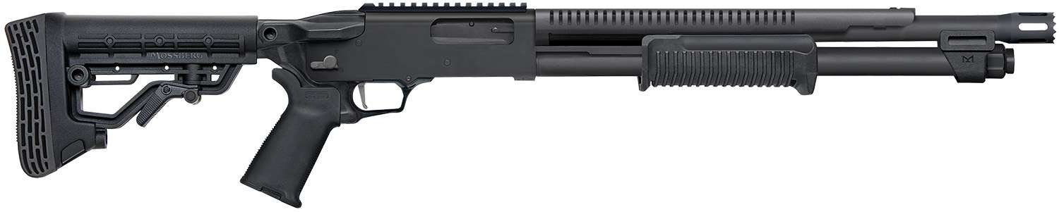 Mossberg 50761 590R 12 Gauge Shotgun 6+1 Breacher Barrel Parkerized - Mossberg - 12 Gauge