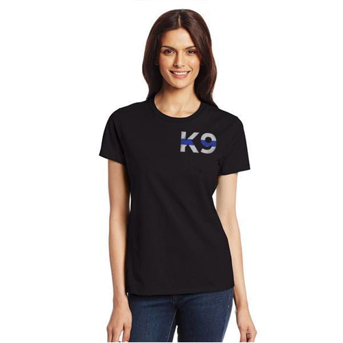WOMEN's T-Shirt - K9 Thin Blue Line - Thin Blue Line