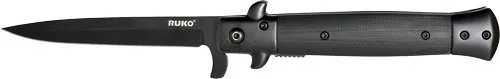 Buy RUKO FOLDER BLACKOUT SPRING ASSIST 4" G10 online