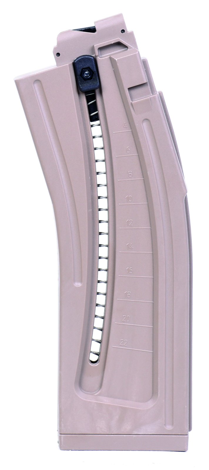 Mauser Rimfire M-15 Magazine, Model 4150020, Tan Polymer, .22 LR, 22-Round Capacity