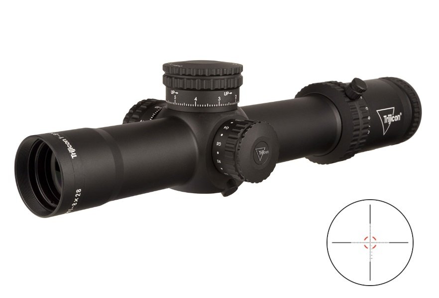 Trijicon Credo 2900032 1-8x28mm 34mm Tube Matte Black MRAD Reticle - Trijicon - 28MM