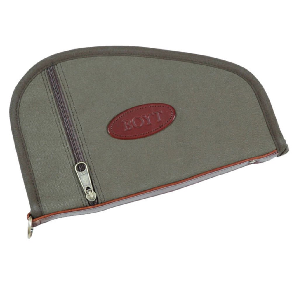 Boyt Harness PP42 Handgun Case Olive Drab 12 Inch Heavy-Duty Canvas