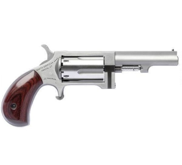 NAA SWC250 Sidewinder 22LR/22MAG 2.5" Barrel 5rd Stainless Steel Rosewood Grip - NAA - 22 LR | 22 Magnum