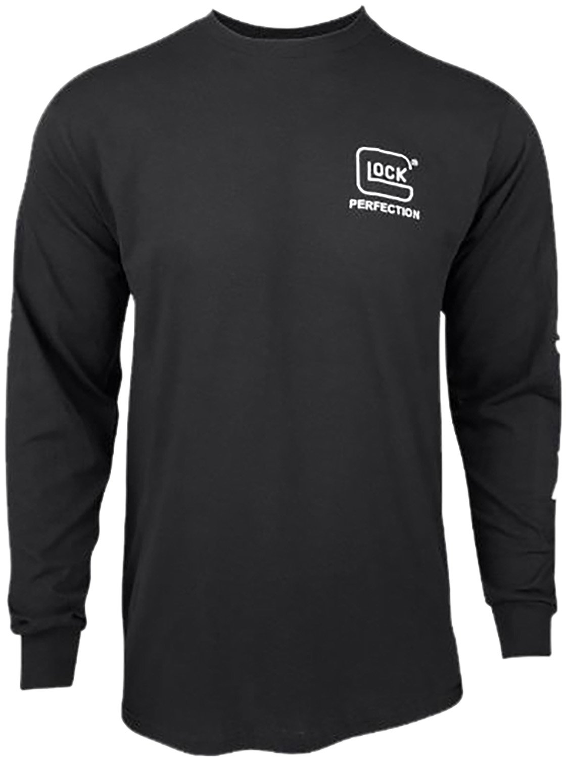 Glock AP96098 Perfection Long Sleeve Tee Black Small Pre-Shrunk Cotton - Glock - LONG SLEEVE