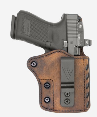 Versacarry CVT2101-350 Covert IWB Holster Hybrid Poly/Brown Size 1 3.5"