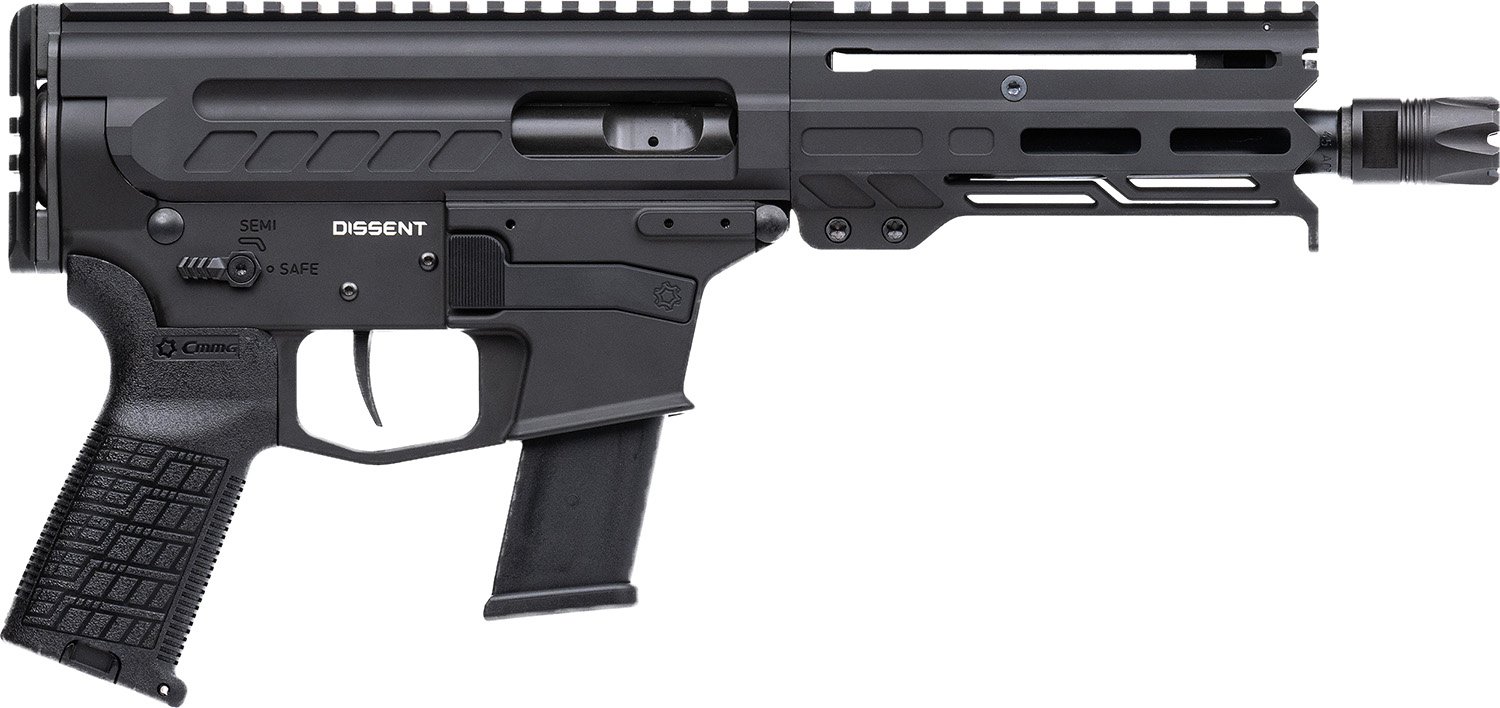 CMMG Dissent MkG Compact Action 45 ACP 6.5in 13rd Pistol (45A4C0F-AB) - CMMG - .45 ACP/Auto