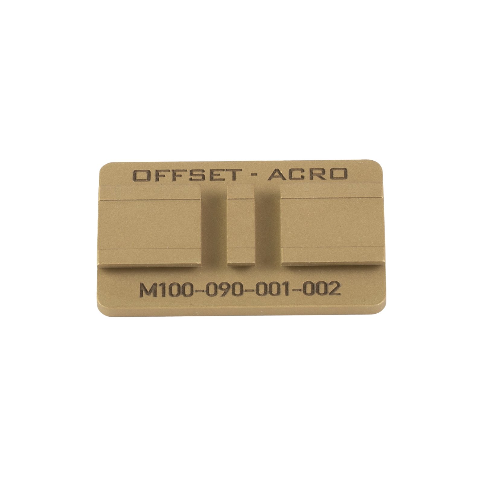 Reptilia 100-230 AUS Offset Mount, Anodized, FDE, 37 deg Offset, 1.05 oz - Reptilia