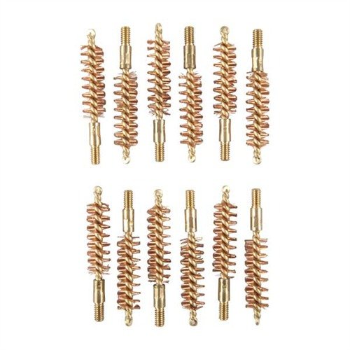 Sinclair INTERNATIONAL BRONZE PISTOL BRUSH 9MM/38/357 CALIBER 8-32M 12 PACK - Sinclair International