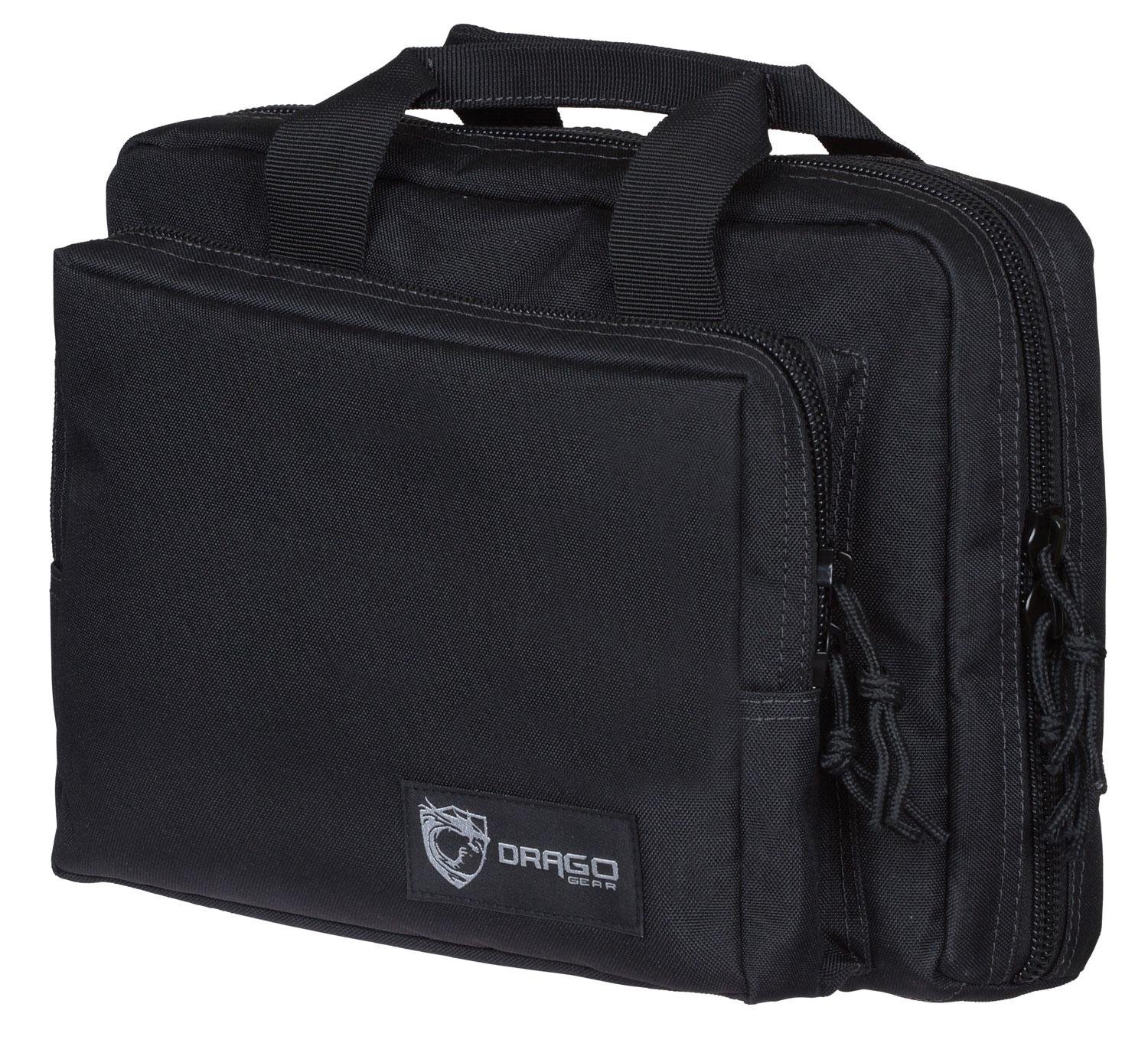 Drago Gear DPC BL Double Pistol Case Black Tactical