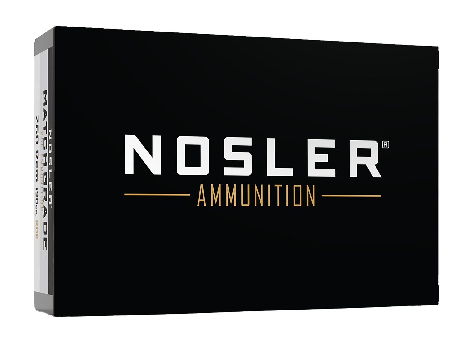 Nosler 60138 Match Grade RDF .260 Rem 130gr HPBT 2900 fps 20 Rounds - Nosler - RDF HOLLOW POINT BOAT TAIL