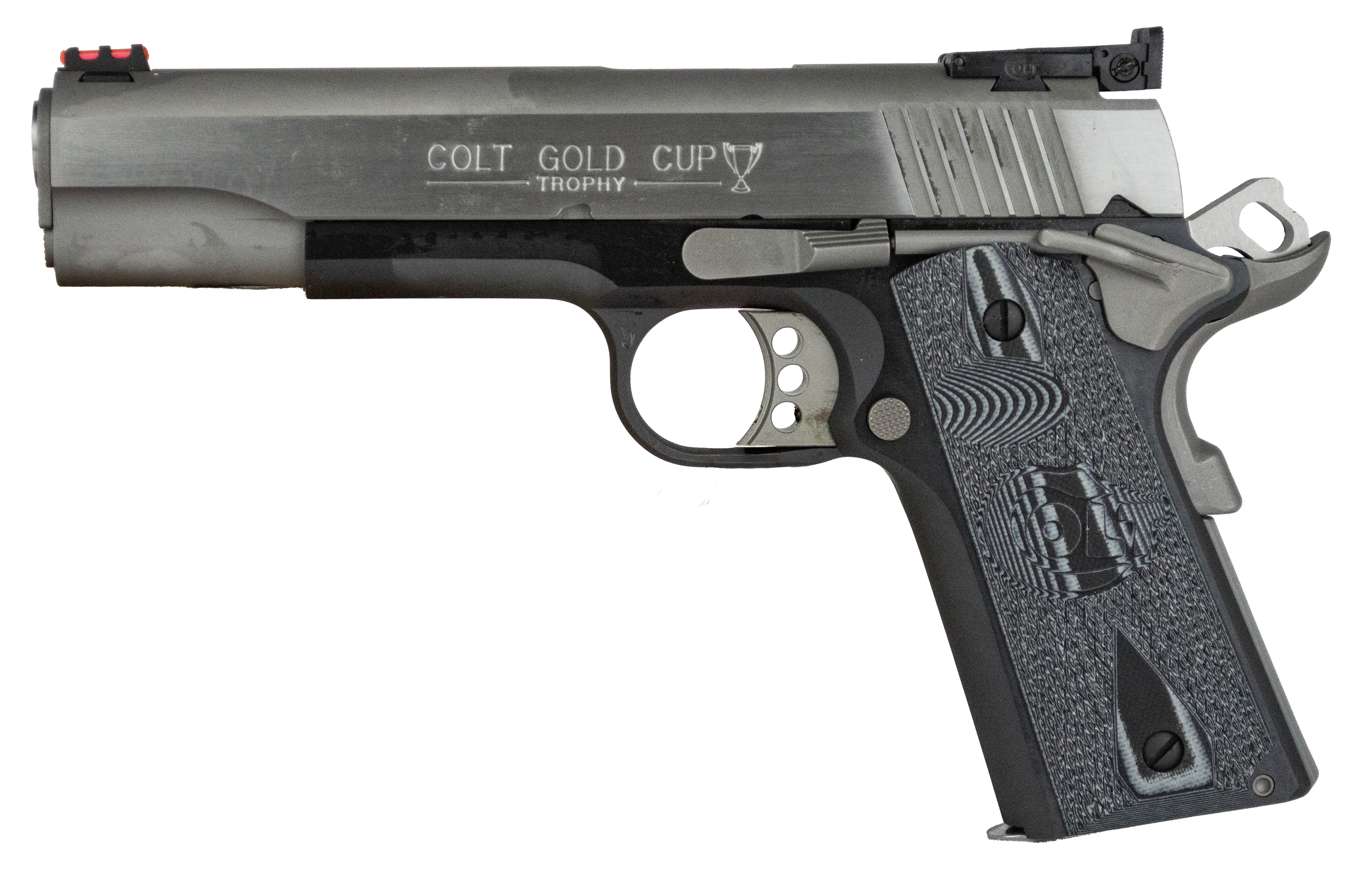 Colt Gold Cup Lite 45ACP 5 Duo Tone Blem - Blued Frame, Stainless Steel Slide, G10 Grips, Aluminum Trigger