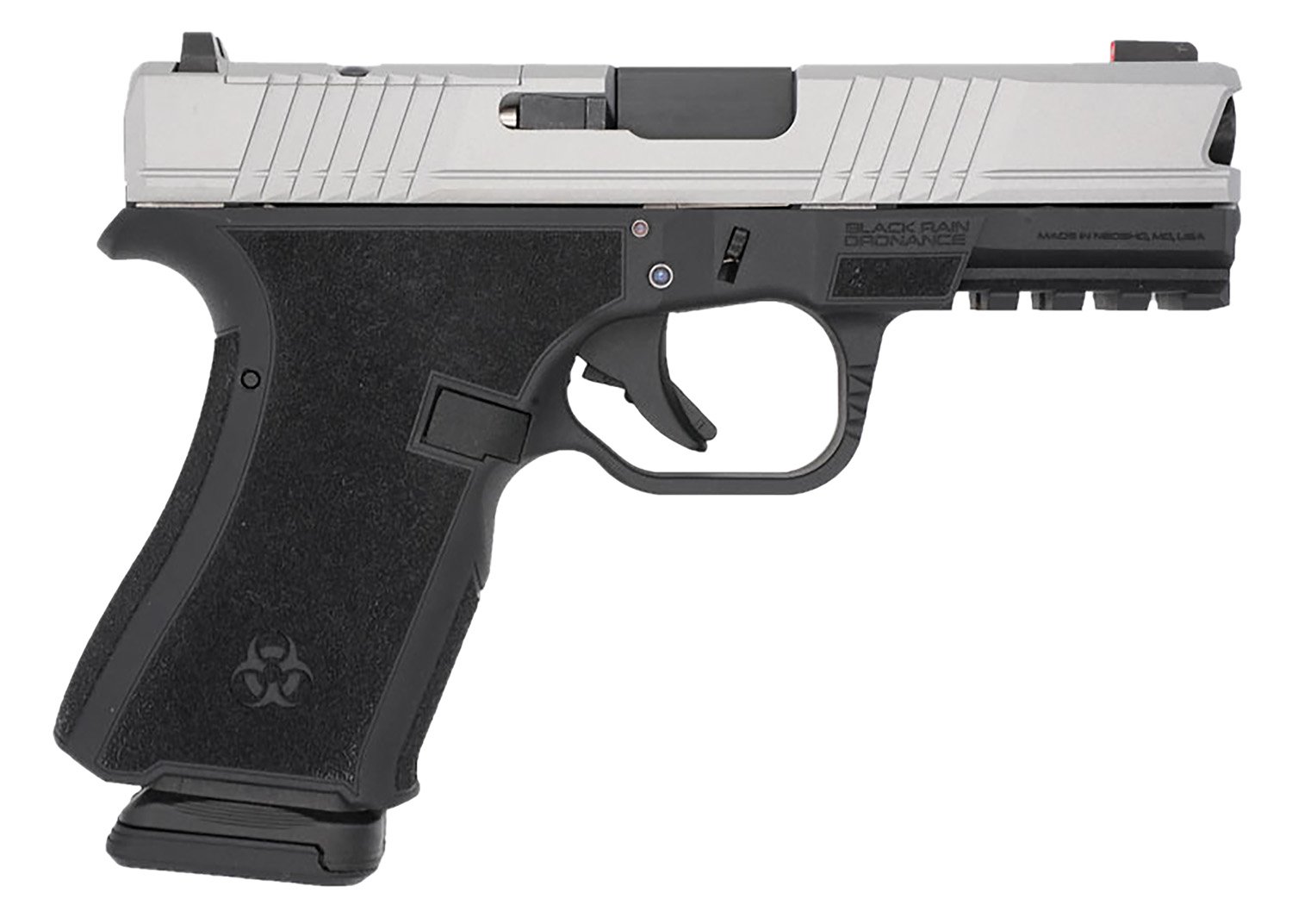 Black Rain Ordnance FL9MMBLKSM 9mm 15+1 4" Compact Black Frame - BRO - 9mm Luger
