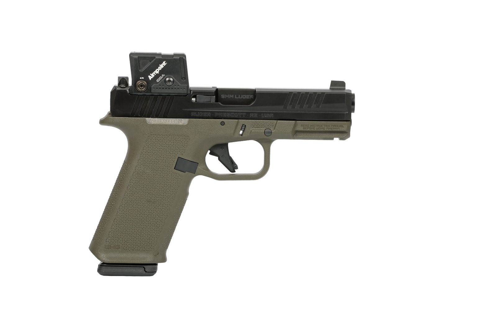 Ruger 19466 RXM 9mm 4" Black FNC Nitride Semi-Auto Pistol