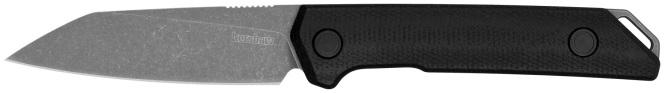 KERSHAW MINI IRIDIUM KNIFE PLAIN EDGE FIXED BLADE-BLACK *BOX* (NEW 2026)