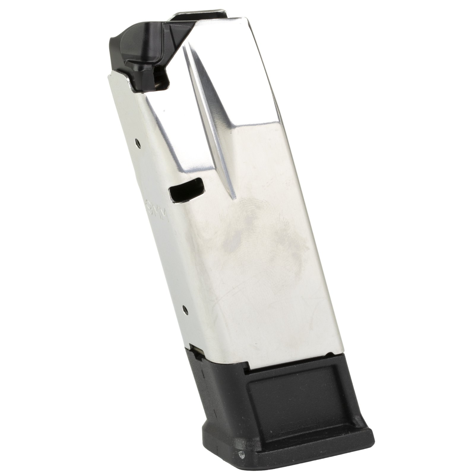 Springfield Armory Hellcat Pro 9mm Luger 10-Round Stainless Steel Magazine, Durable with Flush-Fitting Bottom