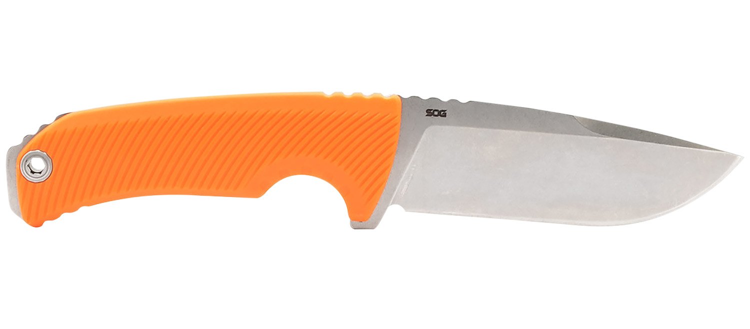 S.O.G SOG17060343 Tellus FX 4.20" Fixed Clip Point Plain Stoashed...