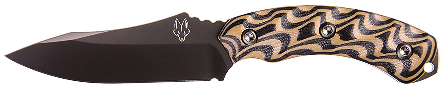 Southern Grind Sg0507020601 Jackal 4.75" Fixed Drop Point Plain Black PVD