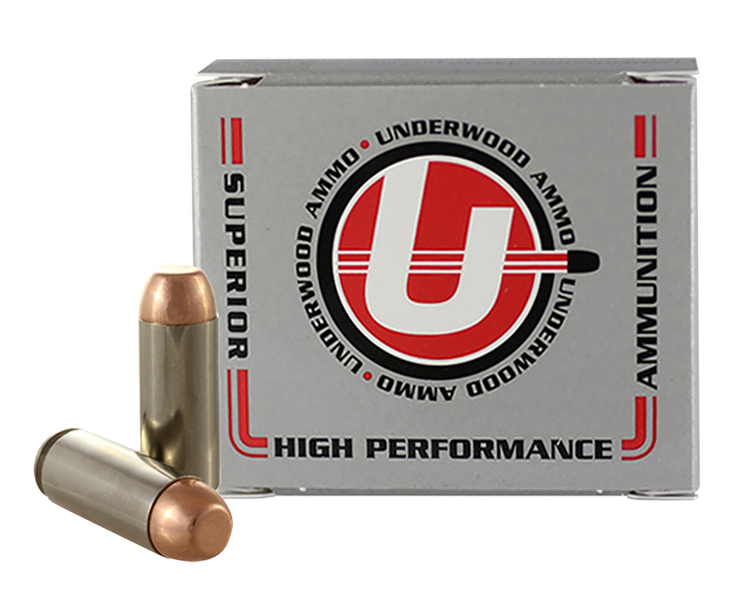 Underwood Ammo Handgun Ammunition .50 AE 300Gr FMJ - Underwood Ammo - FULL METAL JACKET FLAT NOSE