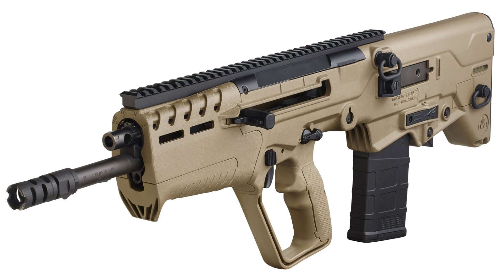 IWI Tavor 7 7.62 NATO 20in 10rd Bullpup Rifle FDE (T7F2010) - IWI US - 7.62 x 51mm | 308 Win
