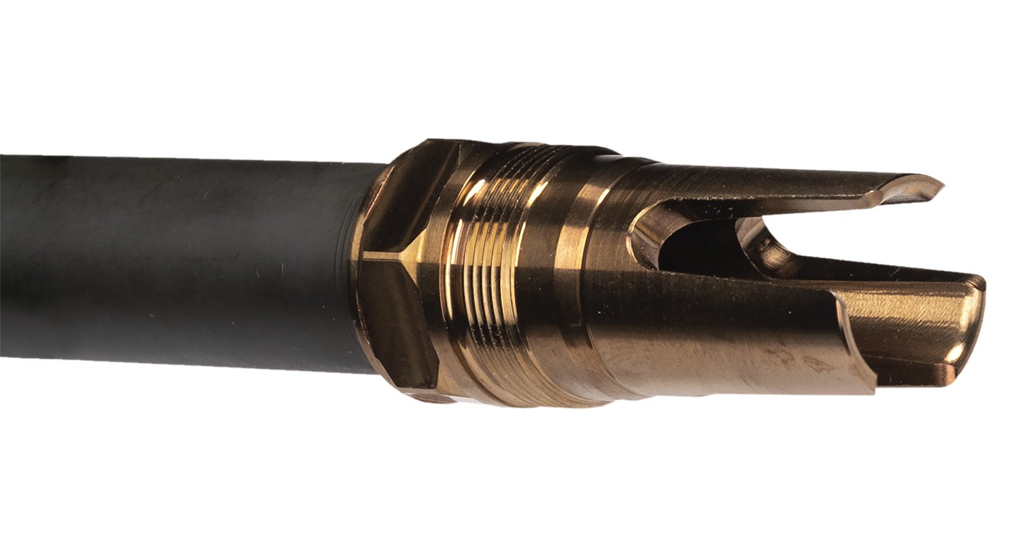 Q ACCFH3/4-24 Flash Hider 7.62 Steel 3/4"x24 Threads 2.13" OAL