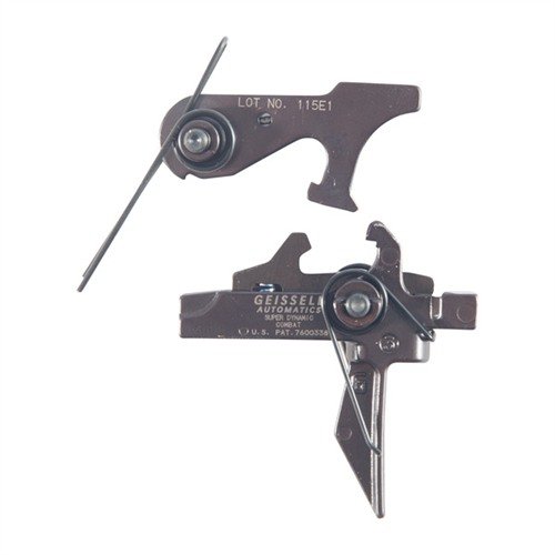 Geissele 05-165 SD-C AR Trigger, 2-Stage, 4.5lbs, Black, Mil-Spec