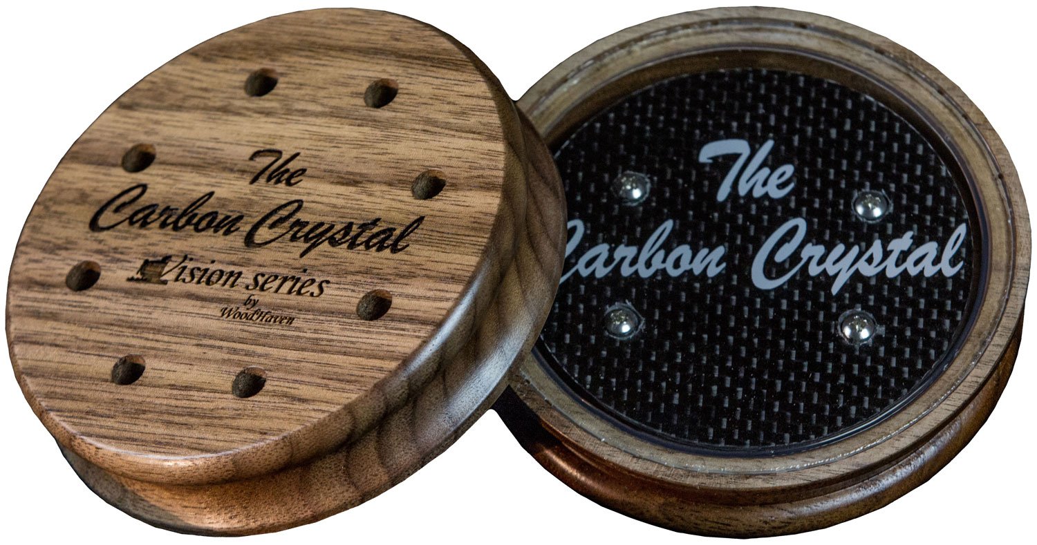 Woodhaven WH057 Carbon Crystal Friction Call Walnut/Crystal Turkey Call