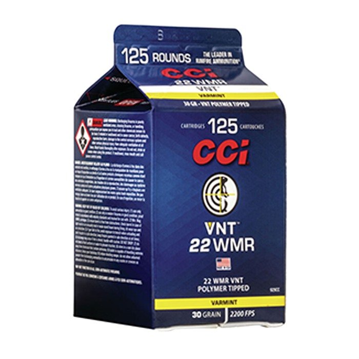 CCI 22 Wmr 30GR Polymer Tipped 625/Case