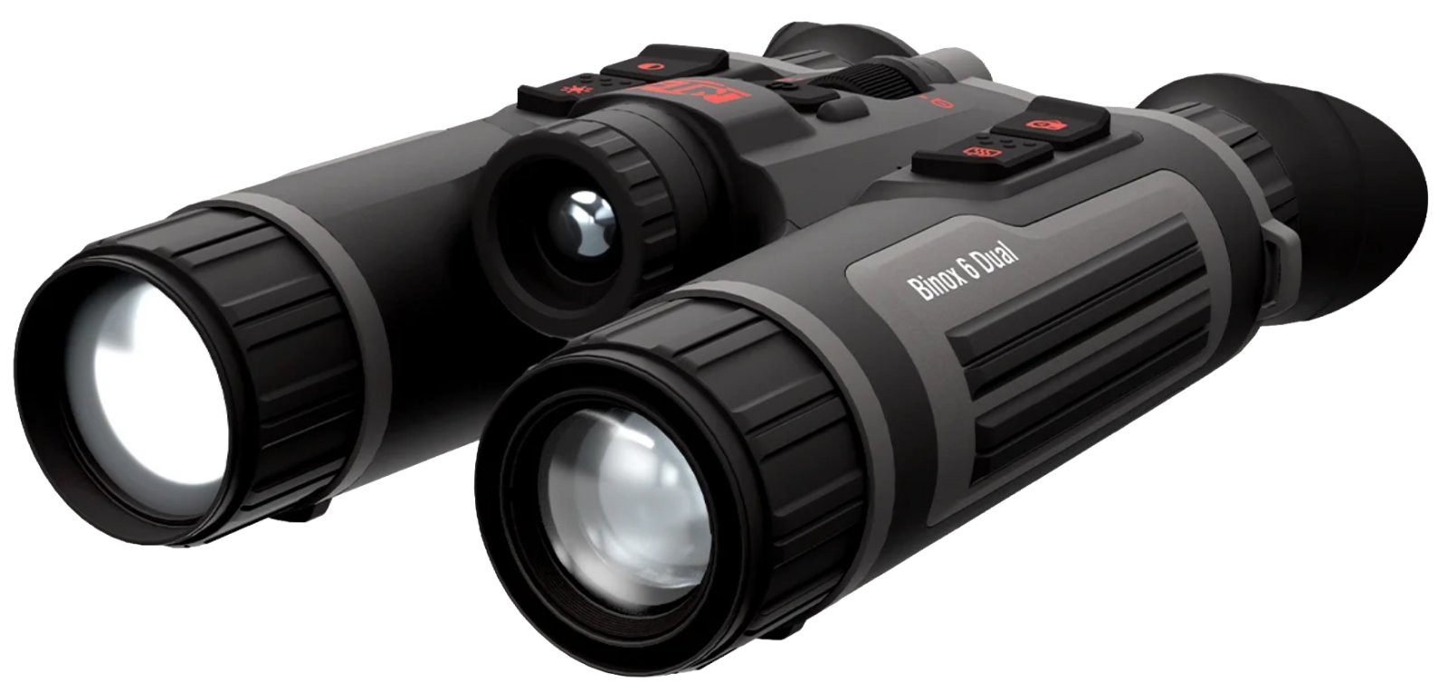 ATN Binox 6 Dual 256 LRF Thermal Binoculars 6-48x, 256X192 BLKw/Day,Night,Twilight 4K UHD &LRF - ATN